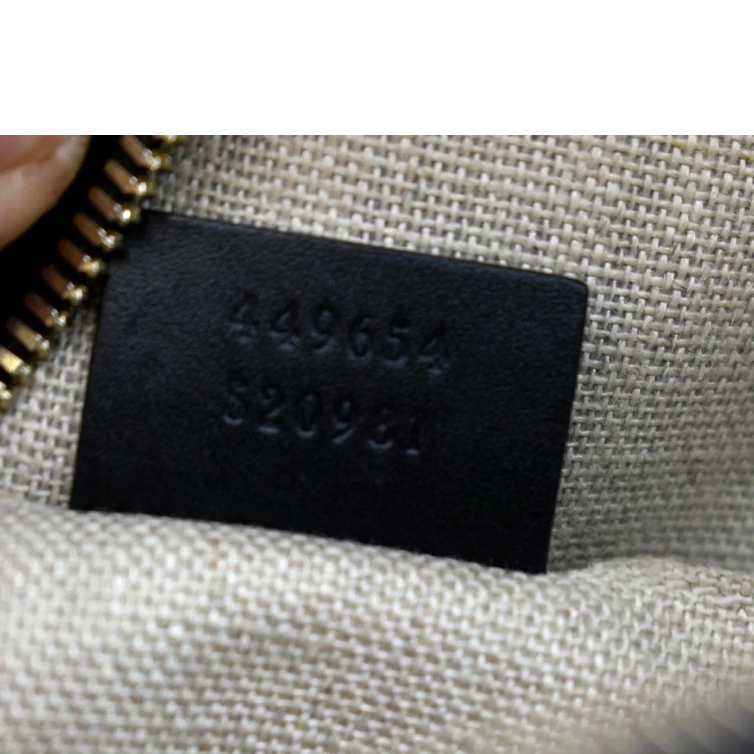 GUCCI Mini Dome Leather Crossbody Bag Black 449654