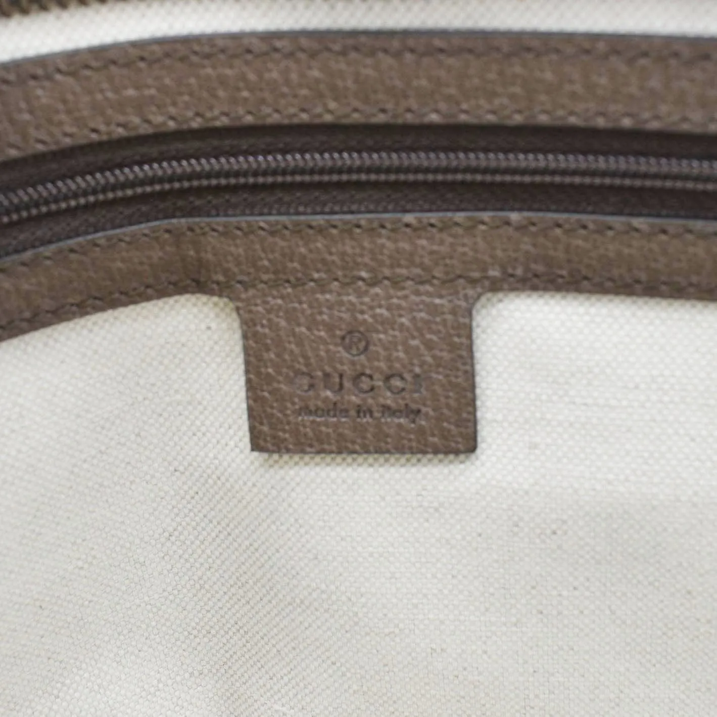 GUCCI Ophidia GG Supreme Canvas Pouch Beige 598234