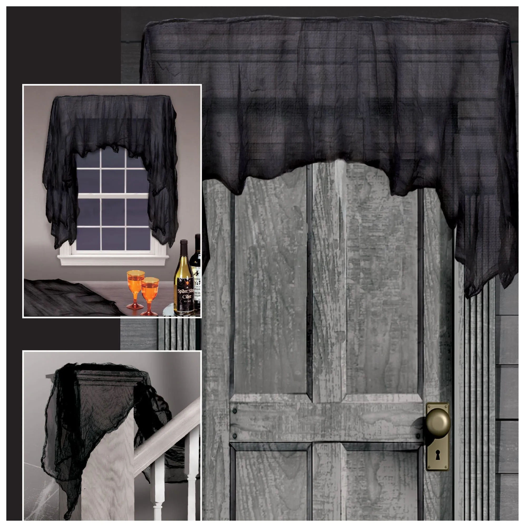 Halloween Gauze Cloth (2-Piece )