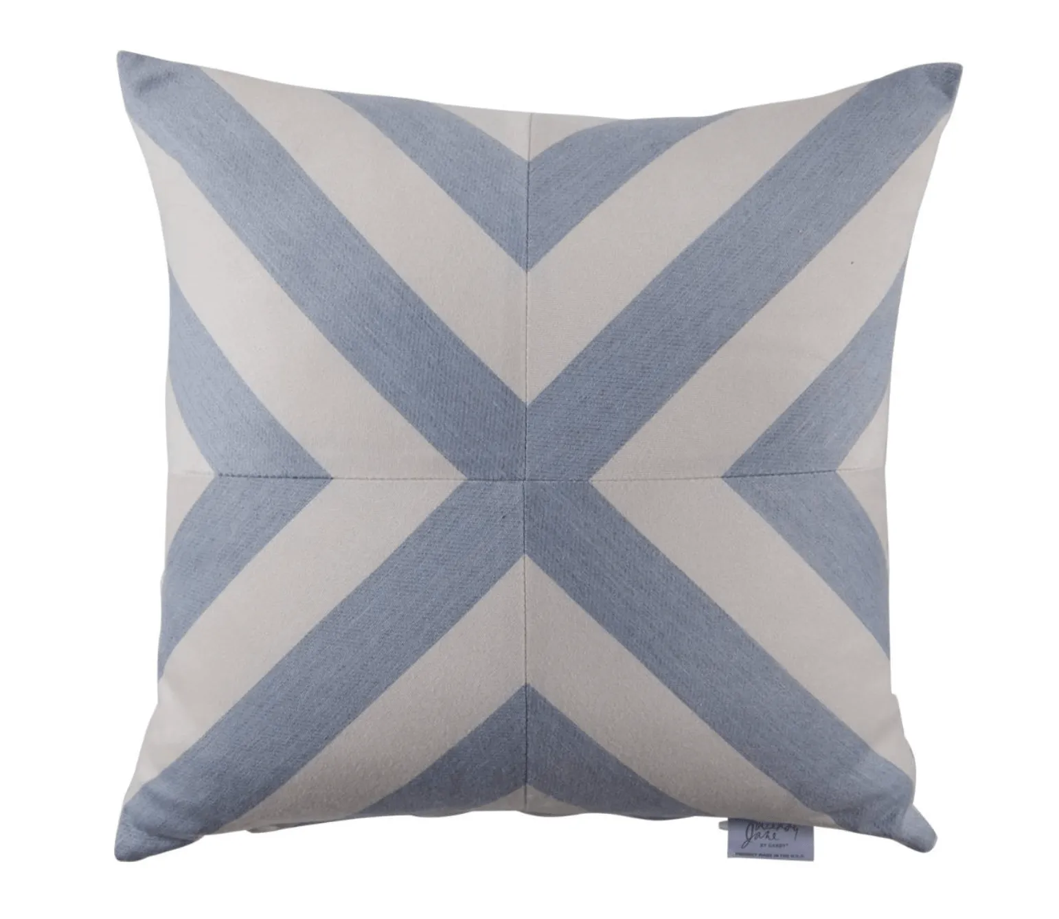 Halo Chambray X-Stripe - Outdoor Pillow