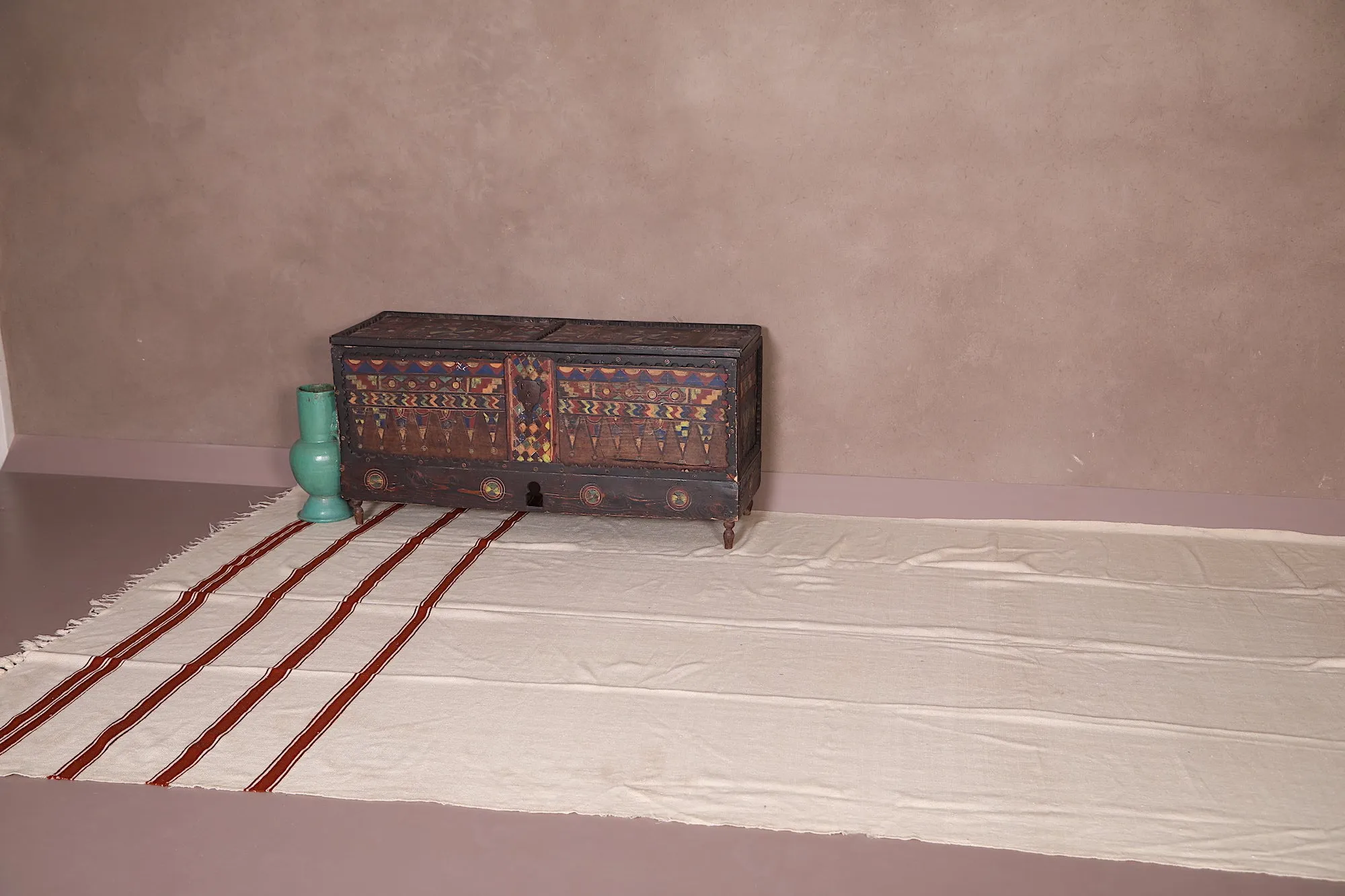 Handwoven Kilim 6.7 FT X 15.3 FT – Oversized Runner Rug