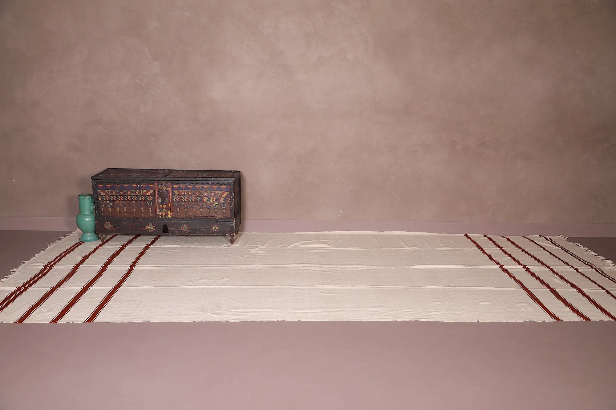 Handwoven Kilim 6.7 FT X 15.3 FT – Oversized Runner Rug