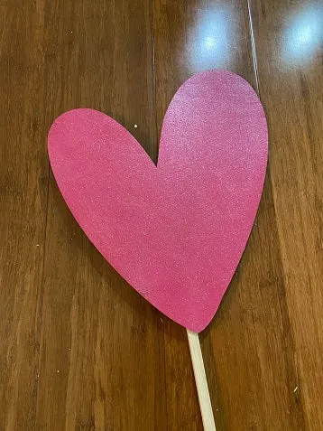 Handwritten Heart Garden and Yard Stakes
