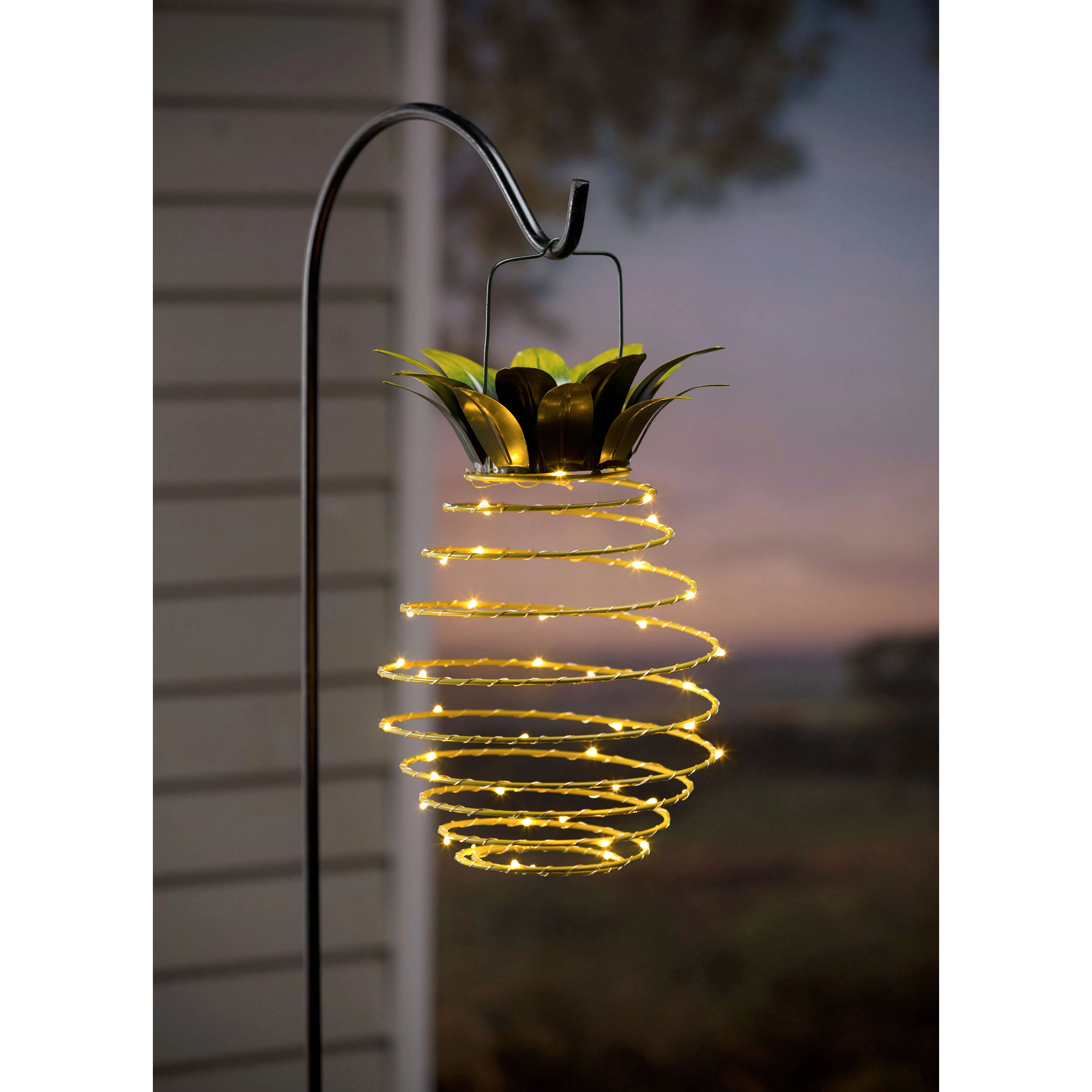 Hanging Solar Lantern Decoration, Pineapple,54440