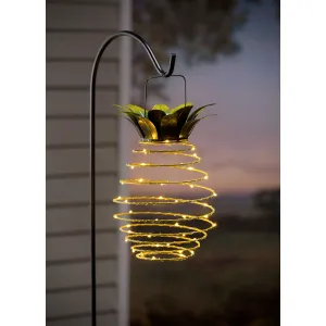 Hanging Solar Lantern Decoration, Pineapple,54440