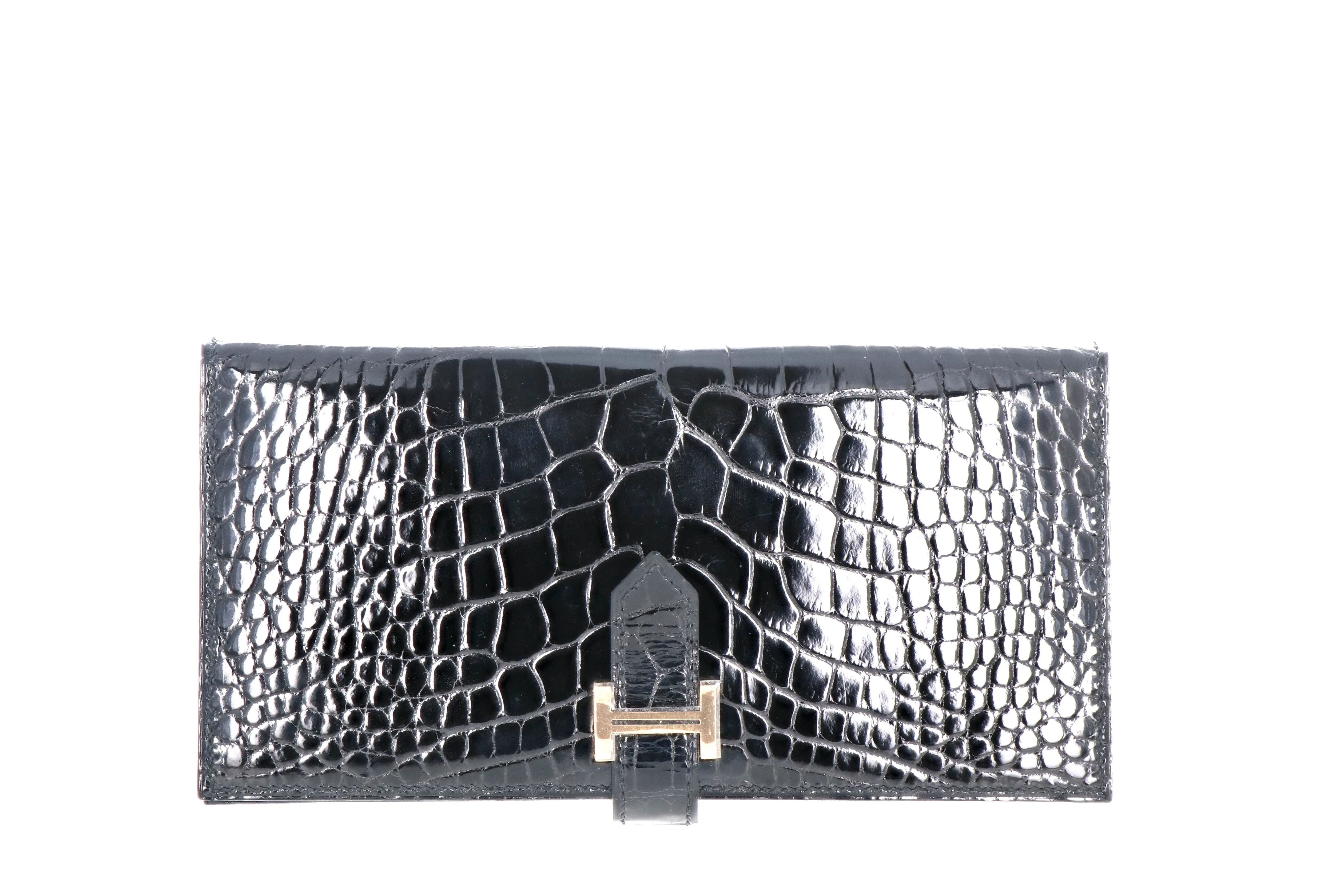 Hermes Alligator Bearn Wallet