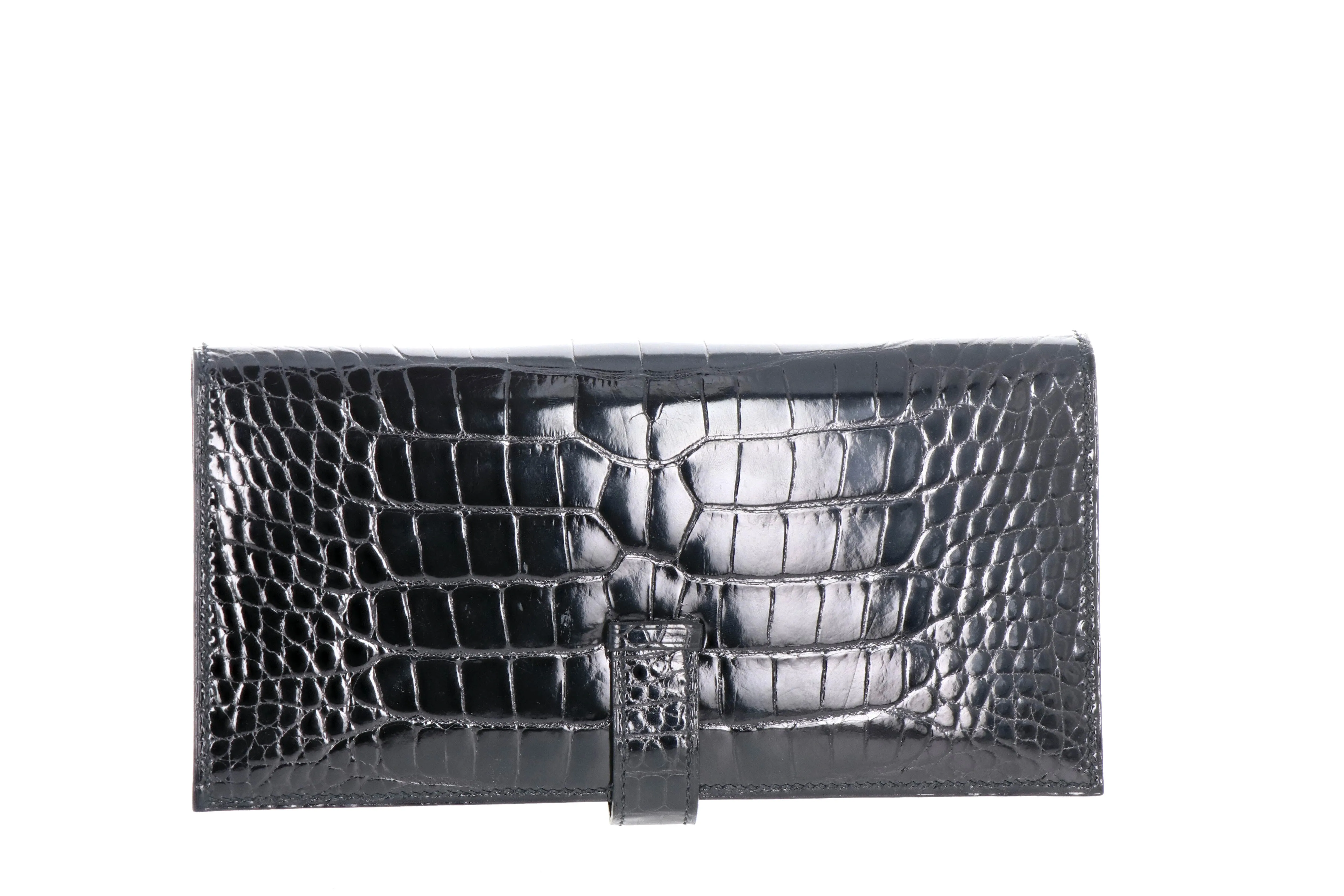 Hermes Alligator Bearn Wallet