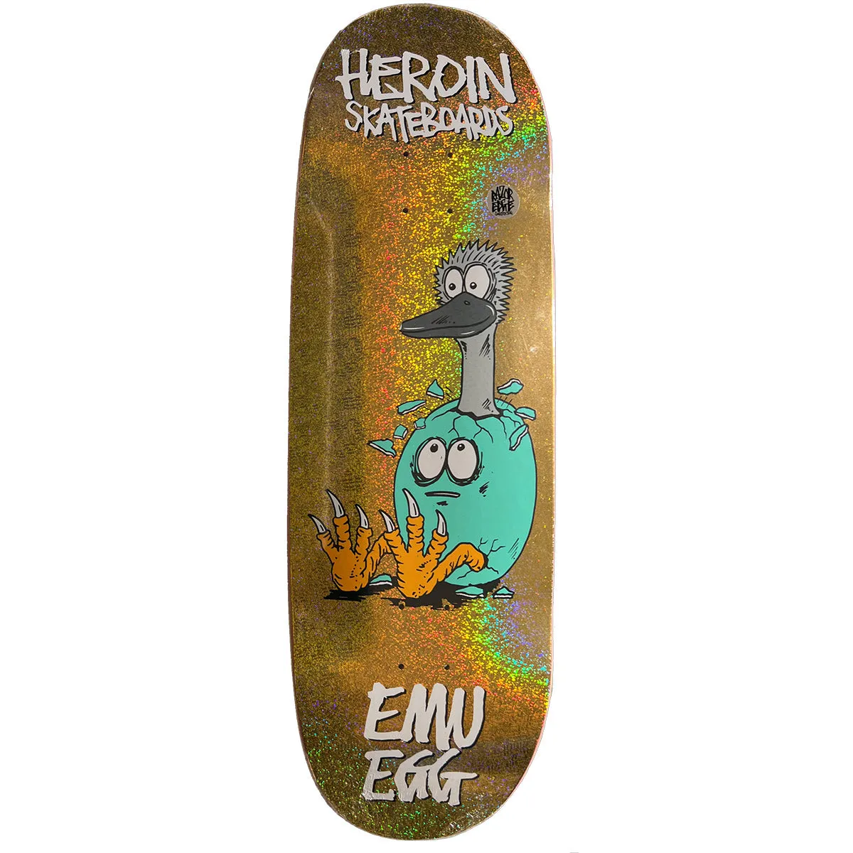 Heroin - Emu Egg 10.0 Skateboard Deck