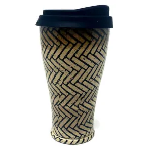Herringbone Travel Tumbler