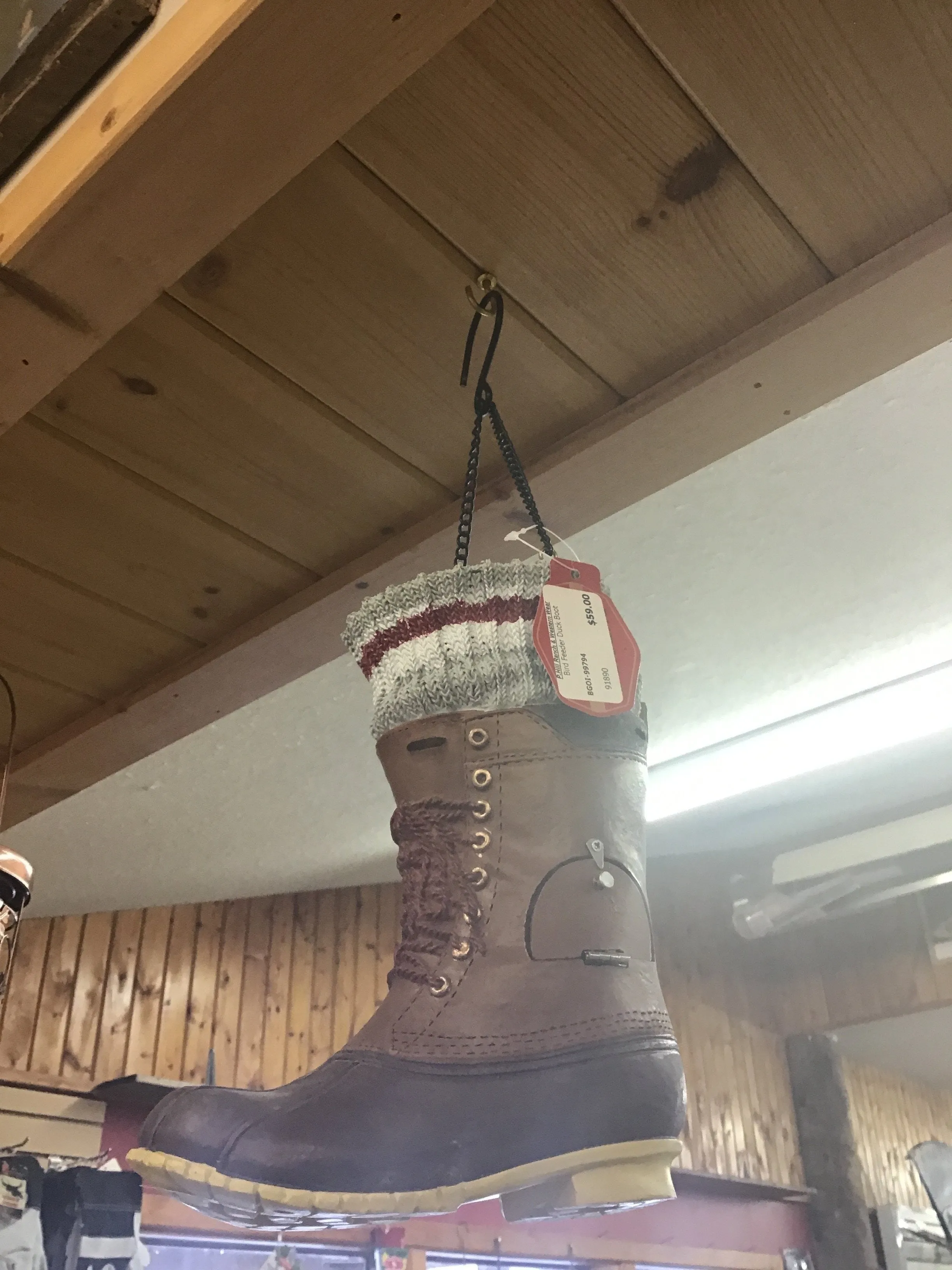 HGOI-99794 Bird Feeder Duck Boot