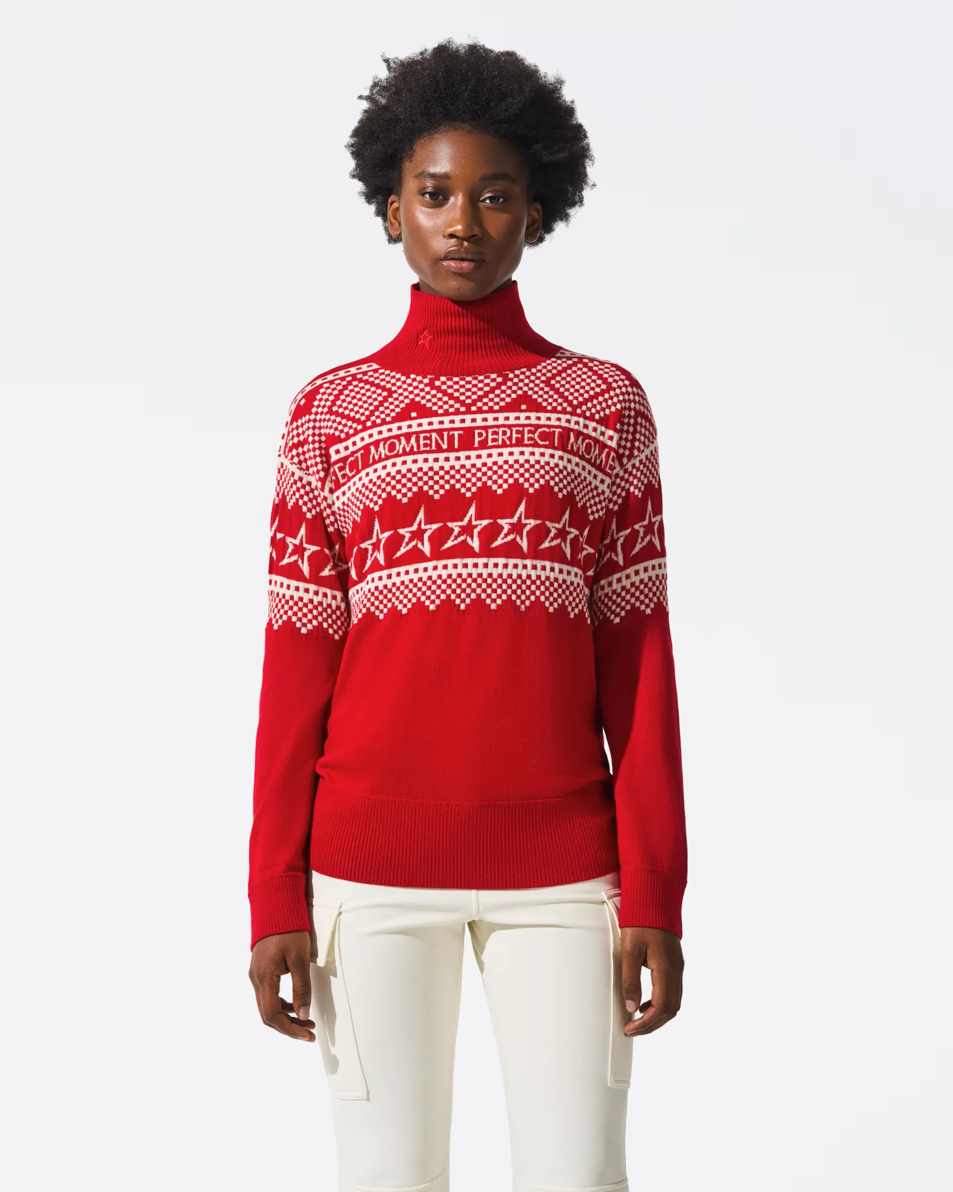 Holiday Roll Neck W