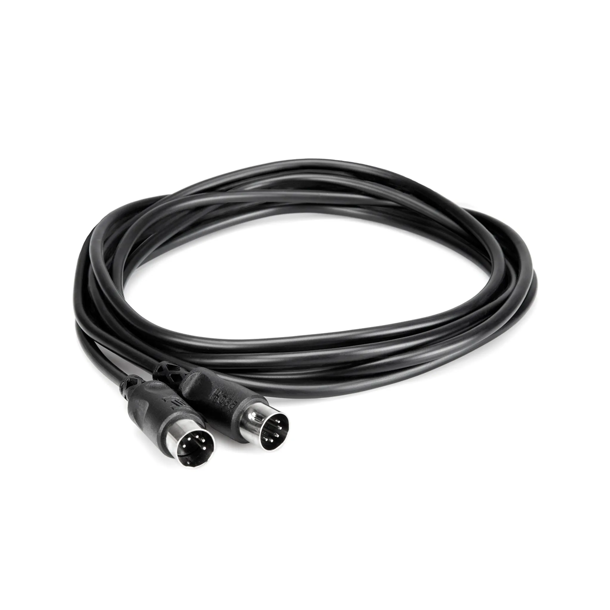 Hosa MID-325BK MIDI Cable, 25ft, Black