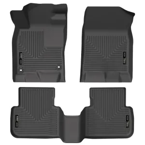 Husky Liners WeatherBeater Front and Rear Seat Floor Liners (Black) Civic Sedan 2022-up, Integra 2023 | 95521