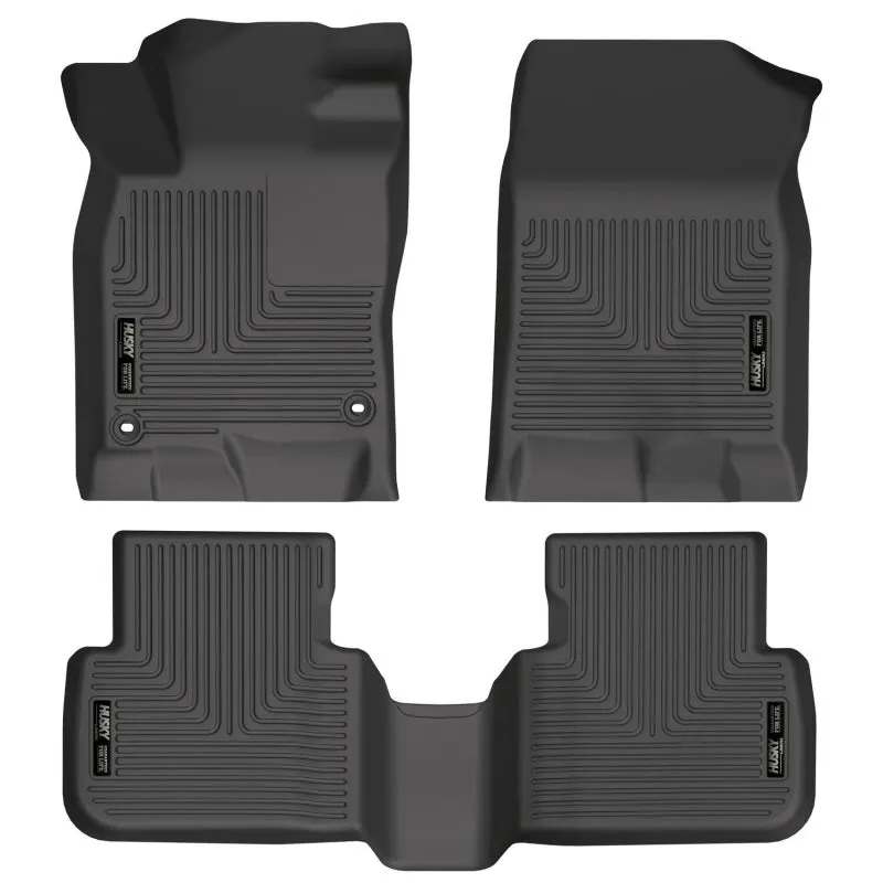 Husky Liners WeatherBeater Front and Rear Seat Floor Liners (Black) Civic Sedan 2022-up, Integra 2023 | 95521