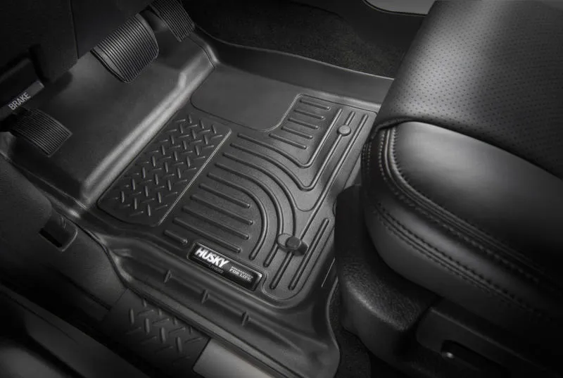 Husky Liners WeatherBeater Front and Rear Seat Floor Liners (Black) Civic Sedan 2022-up, Integra 2023 | 95521
