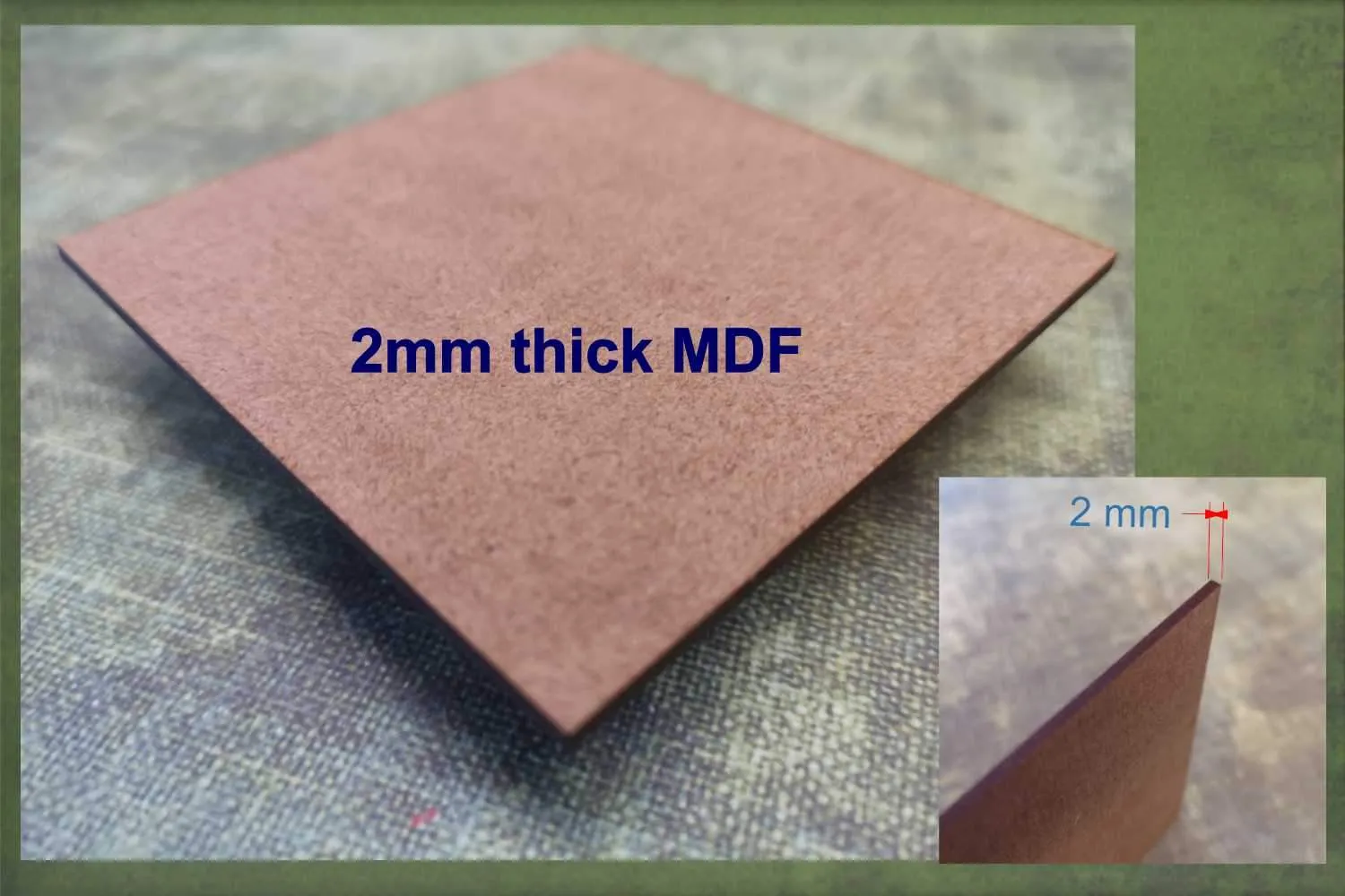 Husky - wooden craft blank - 2mm MDF