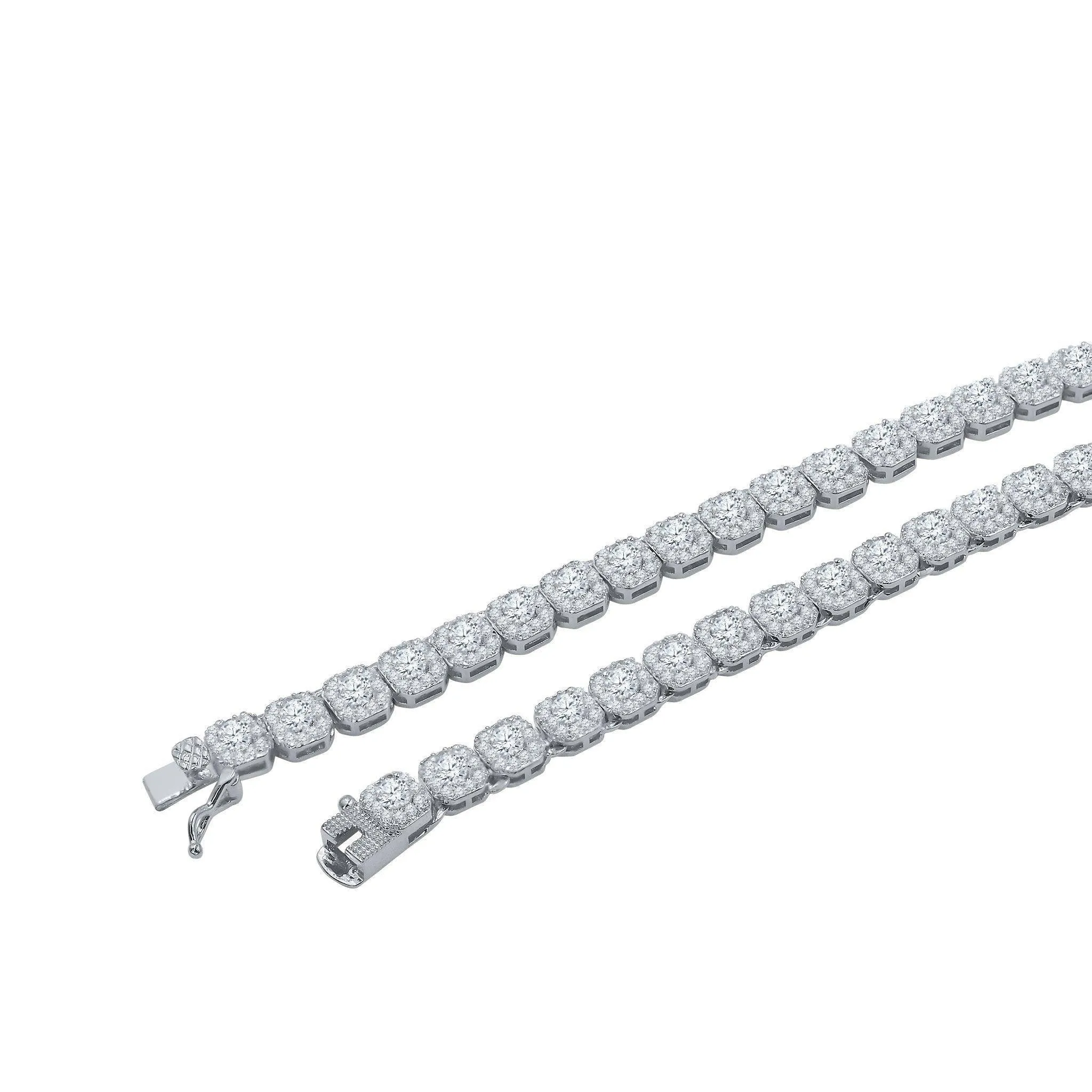 ICECUBE 5 MM 925 SILVER SQUARE TENNIS CHAIN | BMW9213571