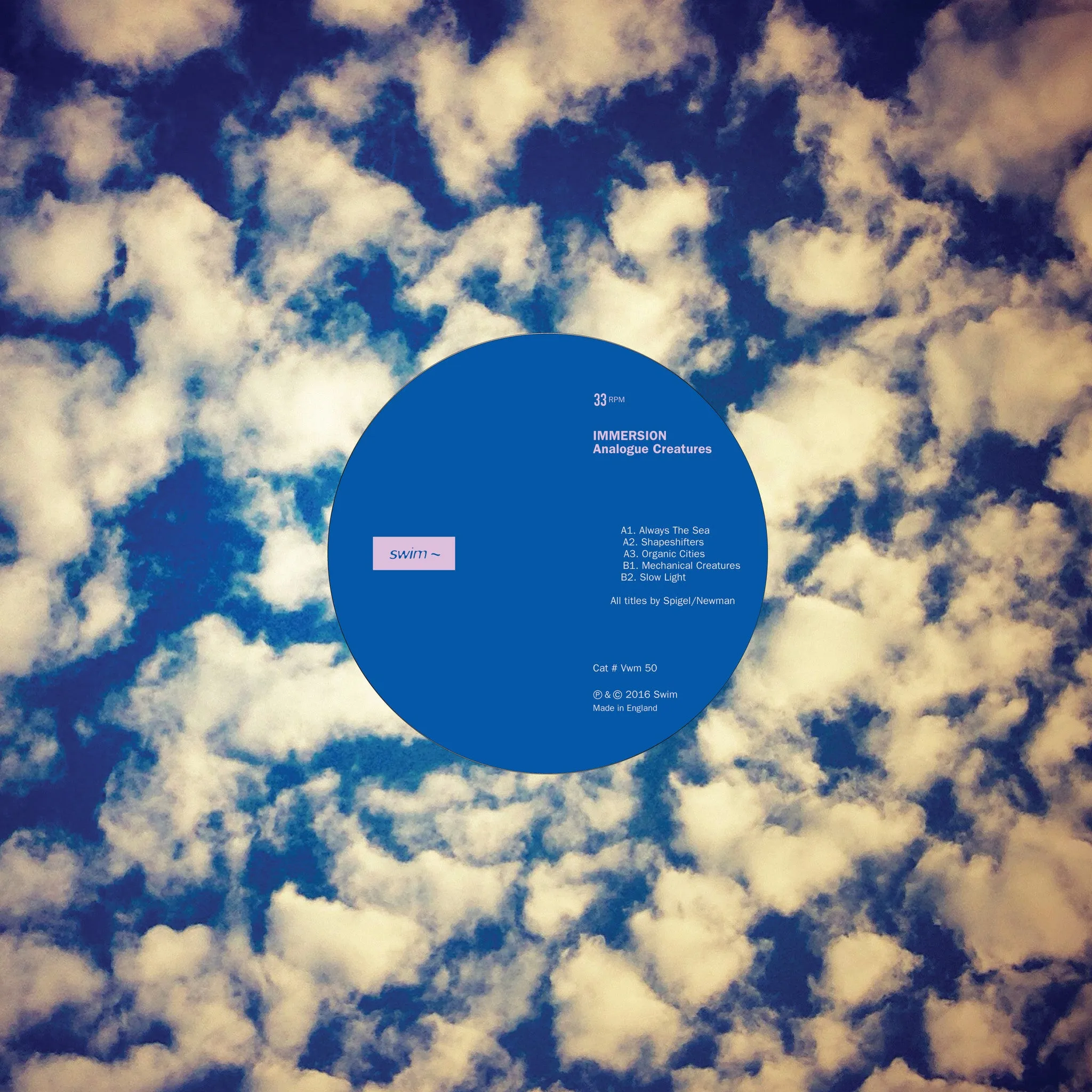 Immersion 'Living on An Island' Vinyl 10"