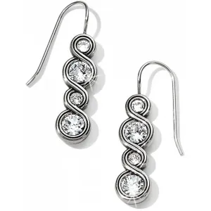 Infinity Sparkle French Wire Earrings