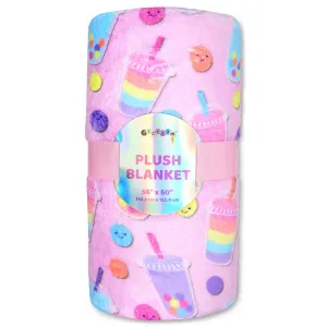 Iscream- Rainboba Tea Plush Blanket