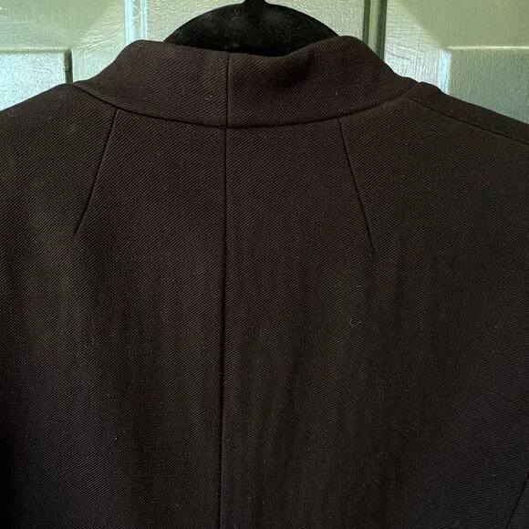 J. Crew 365 Stretch Going Out Open Front Black Blazer, Size 6