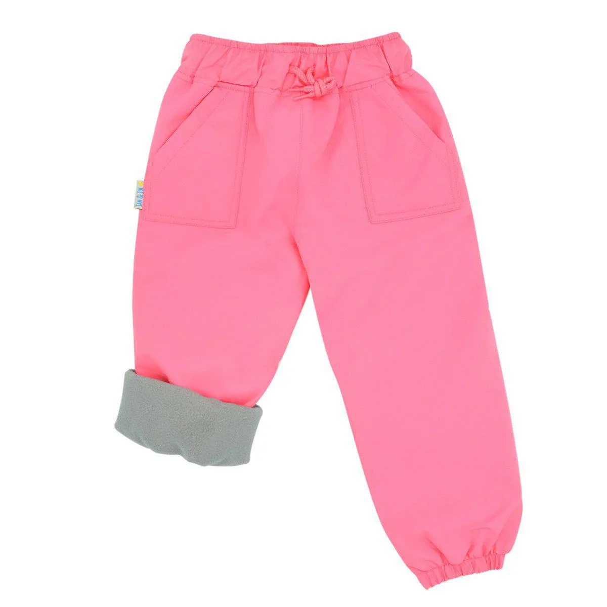 Jan & Jul Cozy-Dry Rain Pants - Watermelon Pink