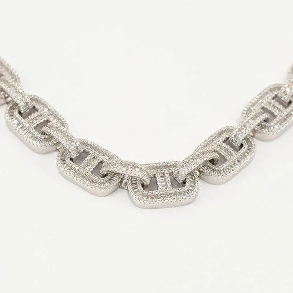 JDB1001 - 15MM CZ Silver Chain