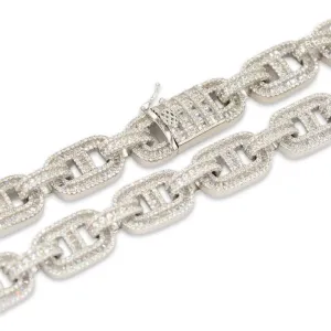 JDB1001 - 15MM CZ Silver Chain