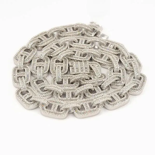 JDB1001 - 15MM CZ Silver Chain