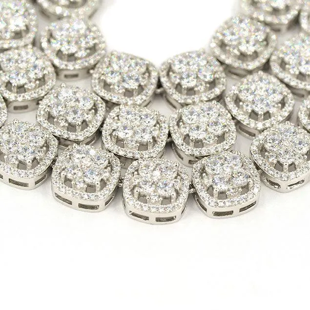 JDB1009 - CZ Silver Chain