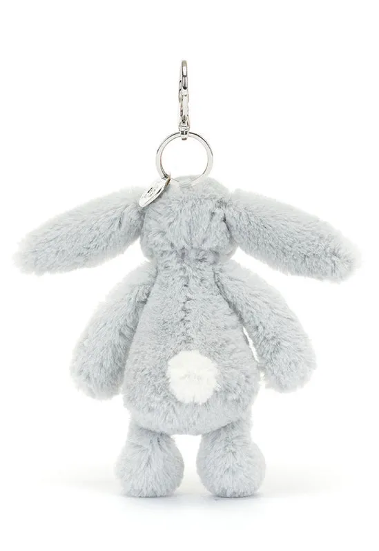 Jellycat - Bashful Silver Bunny Bag Charm