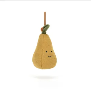 Jellycat - Festive Folly Pear Ornament