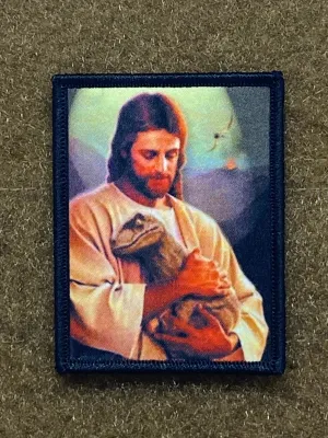 JESUS CUDDLES MORALE PATCH