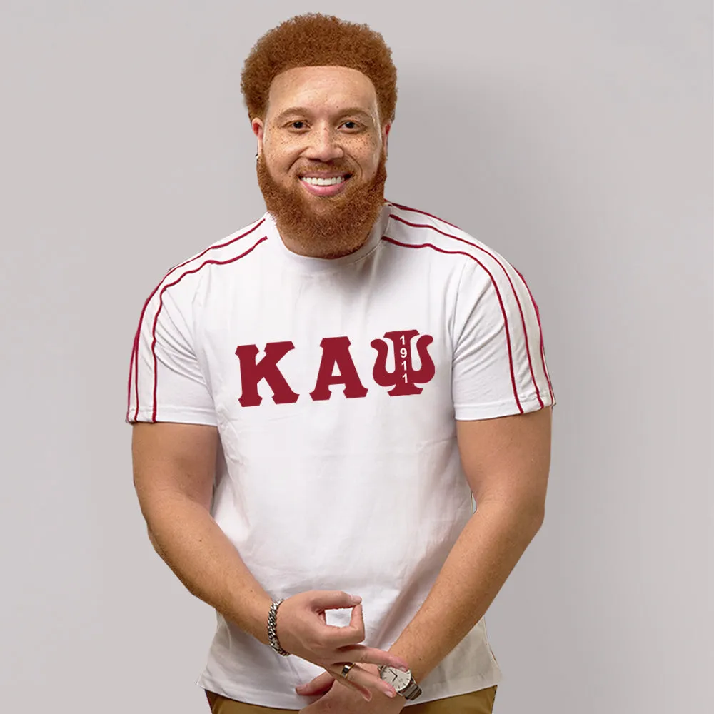 Kappa Alpha Psi Greek Letter 1911 Tee (White)