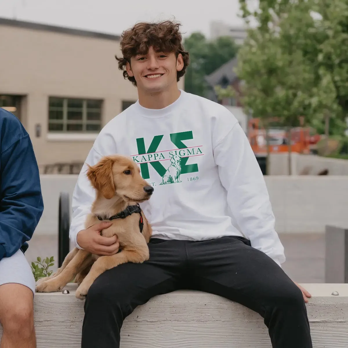 Kappa Sig Golden Letters Crewneck