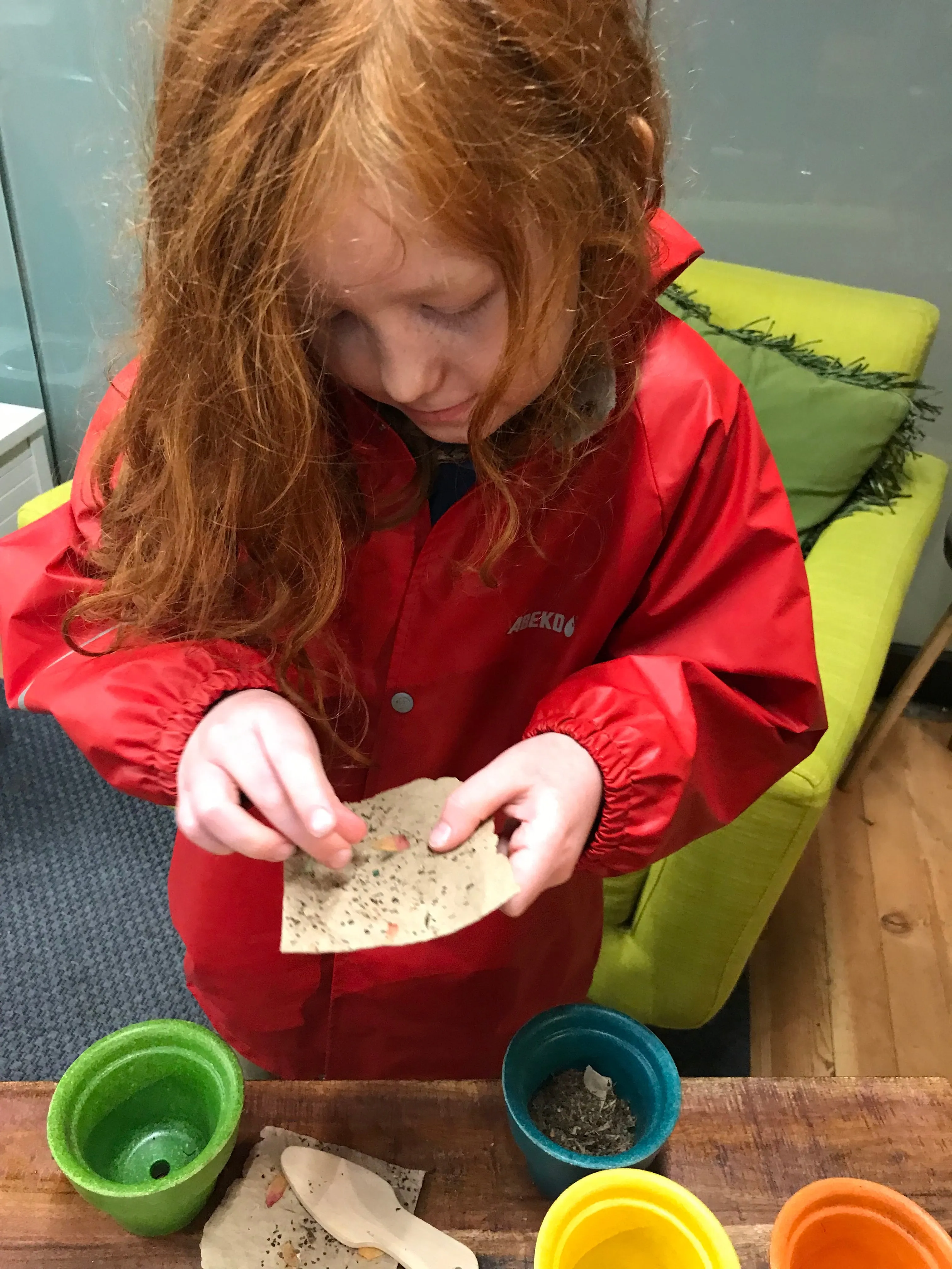 Kids Plant-Flower Pot with Seed Paper