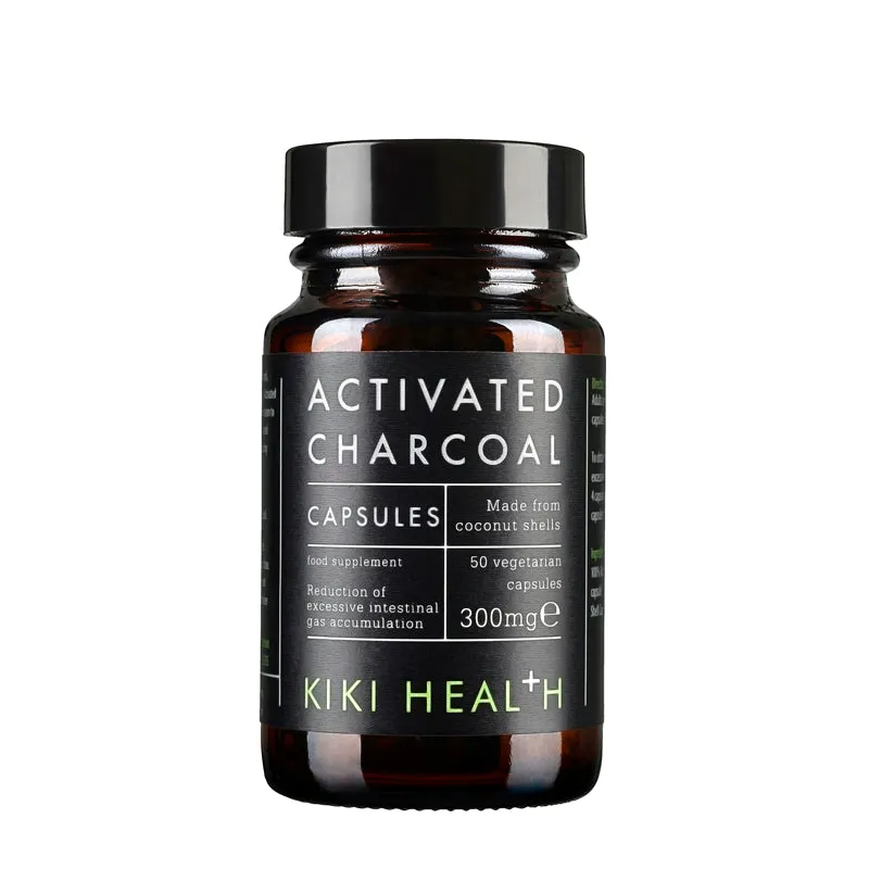 KIKI Health Activated Charcoal Vegicaps Pack of 50