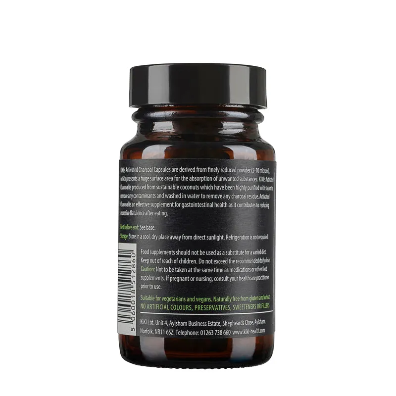 KIKI Health Activated Charcoal Vegicaps Pack of 50