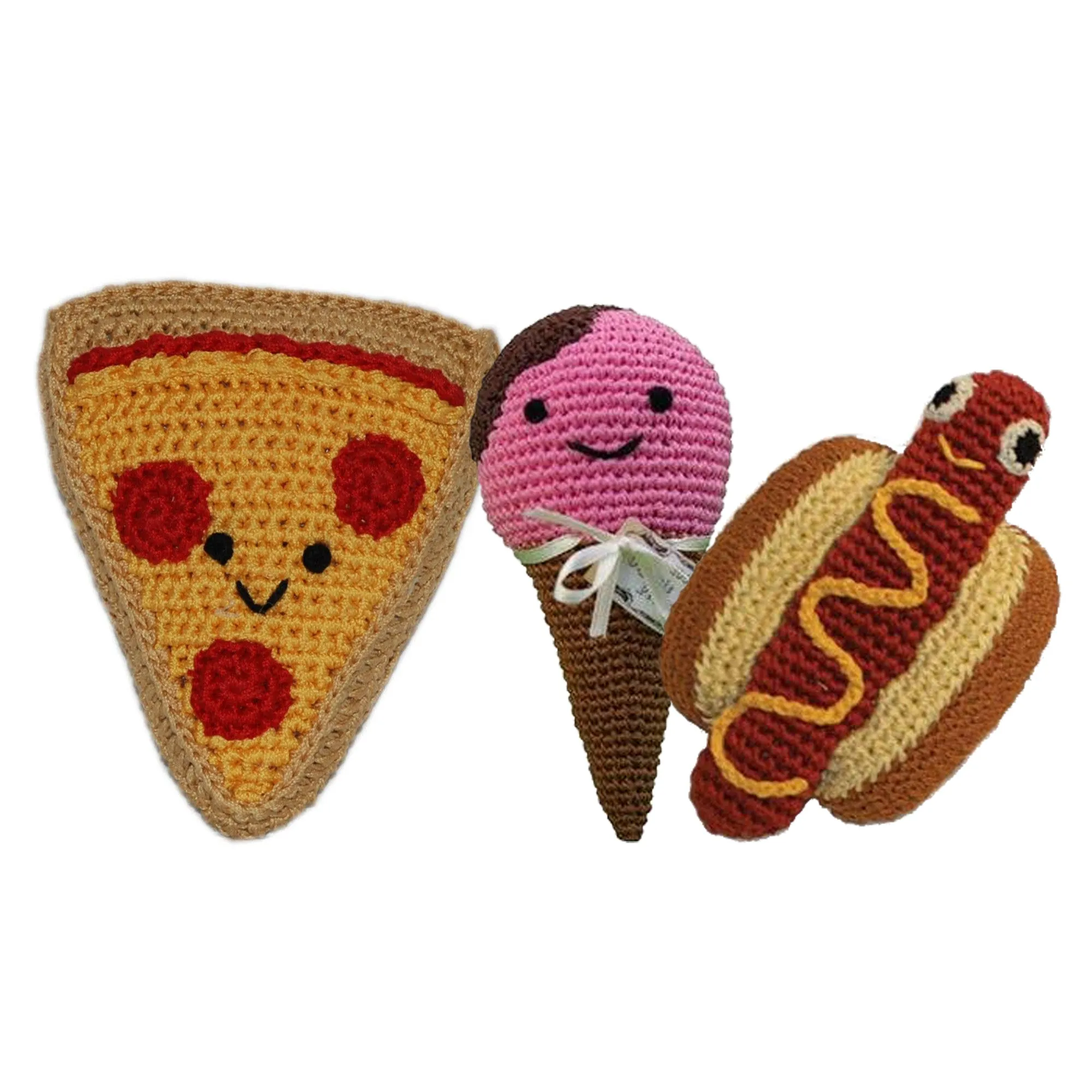 Knit Knack Foodies Organic Cotton Toys