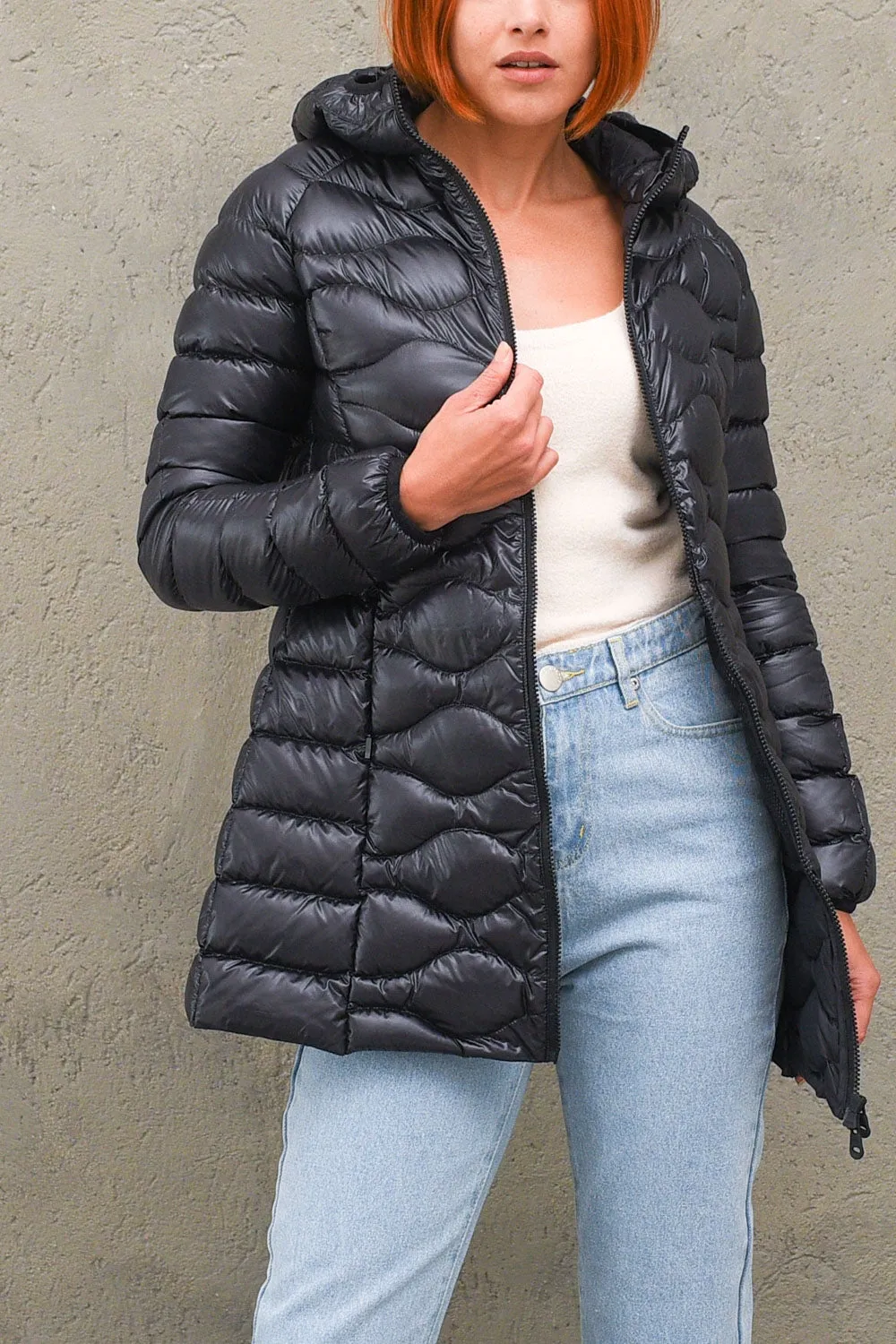 Lady Long Explorer Jacket - Black