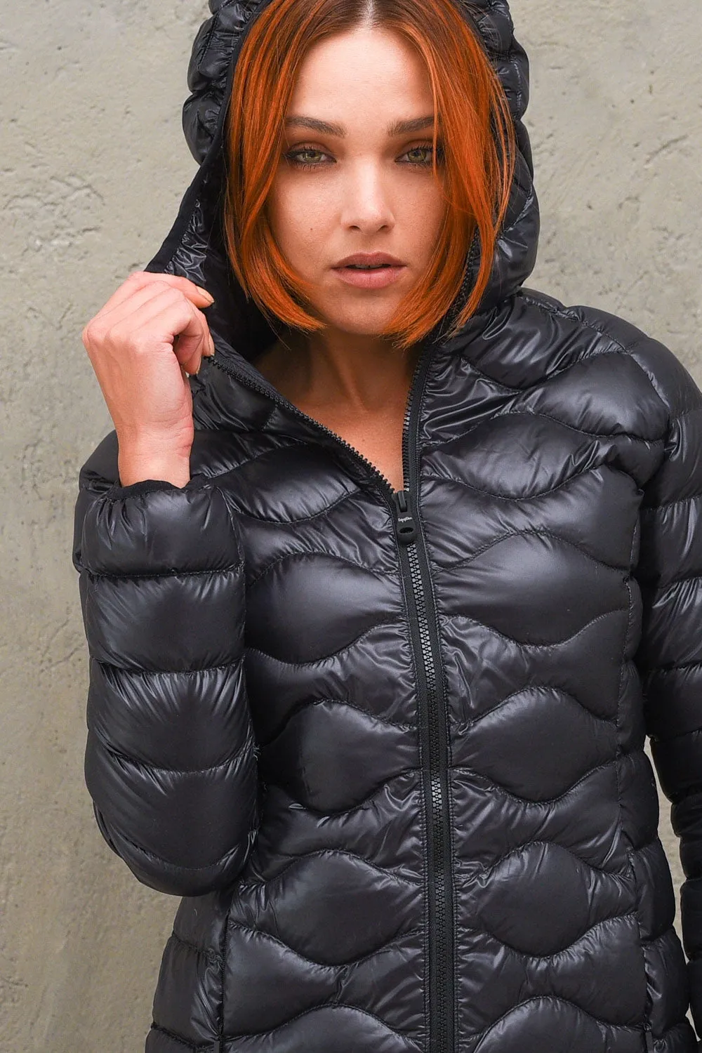 Lady Long Explorer Jacket - Black