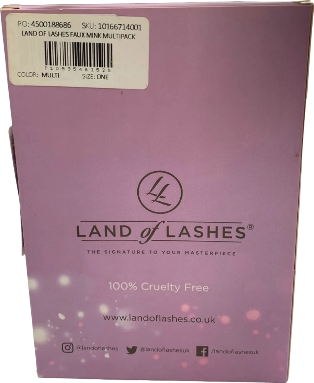 Land of Lashes Faux Mink Multipack Multi One Size