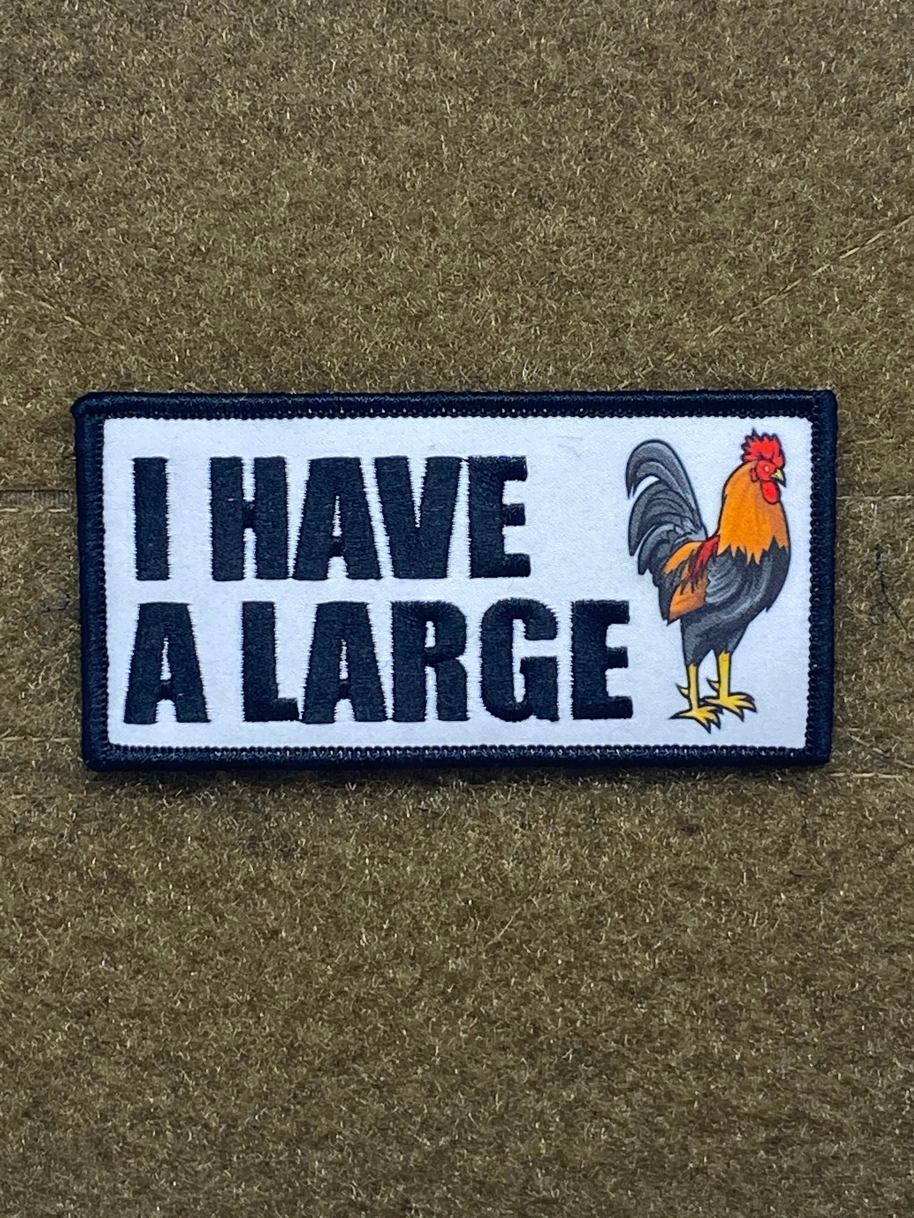 LARGE COCK MORALE PATCH