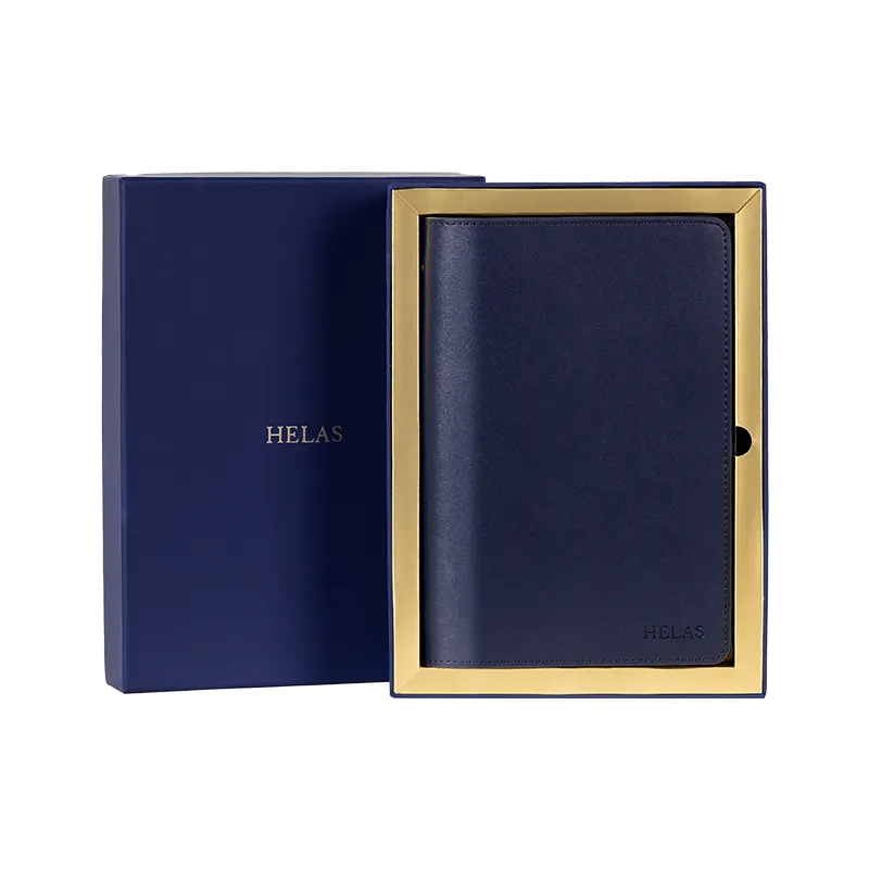 Leather Navy Cover Notebook