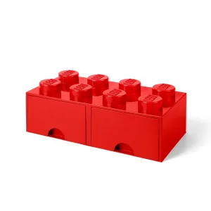 LEGO® Brick Drawer 8 Brick Drawers Bright Red