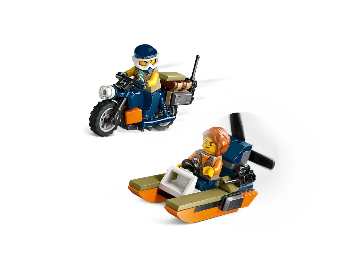 Lego Jungle Explorer Helicopter at Base Camp (60437)