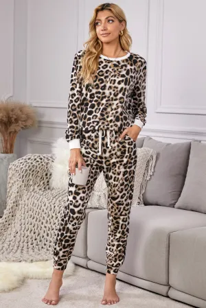 Leopard Lounge Top