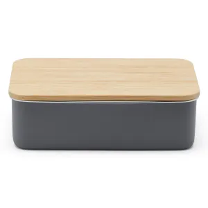 LG BEO CONTAINER STAINLESS STEEL WITH BAMBOO LID (1350 ML)