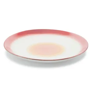 LG GLAZE CERAMIC MAIN PLATE (25.4 CM, RED)