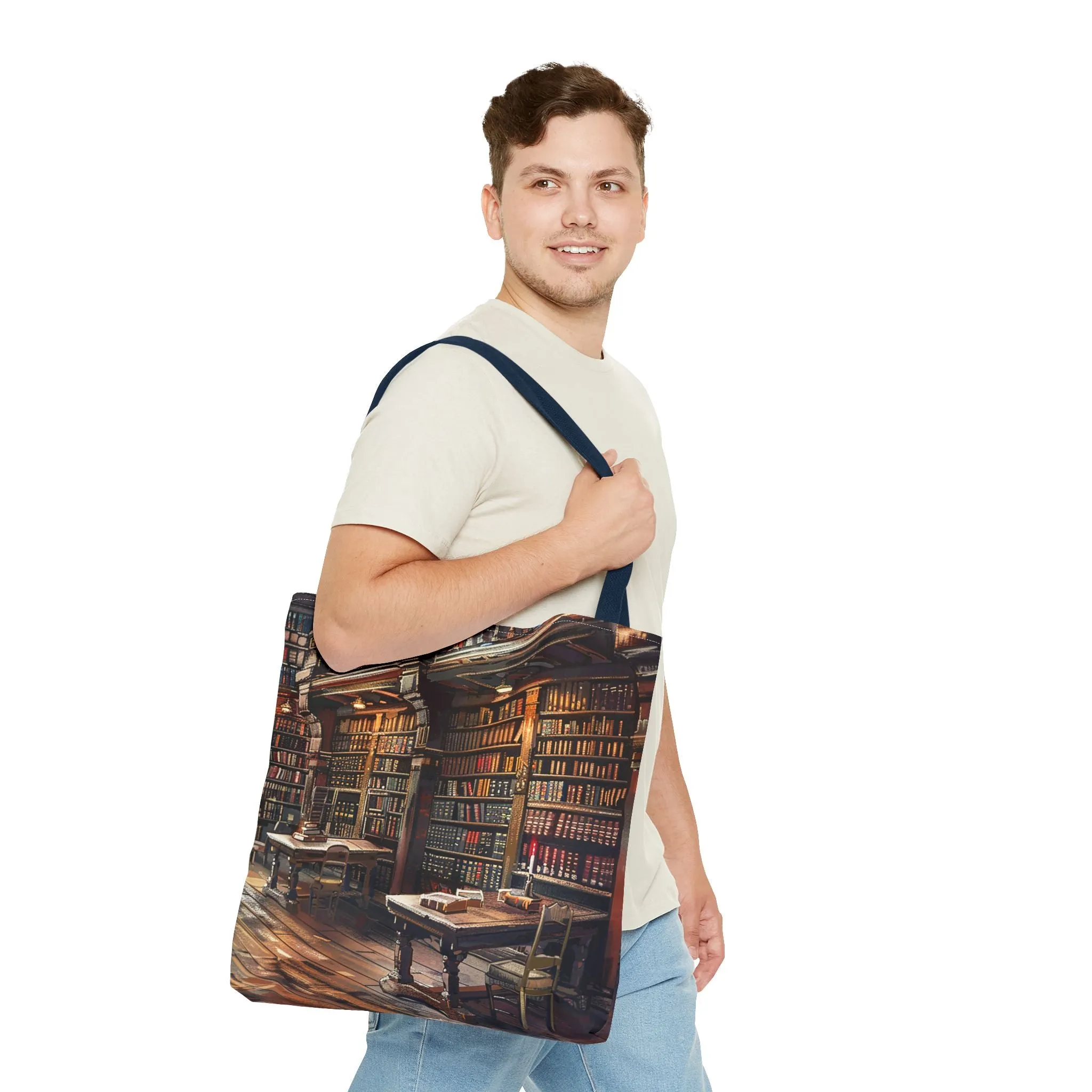 Library Memories Tote Bag - Carry the Magic of Libraries with You! Available in 3 sizes.
